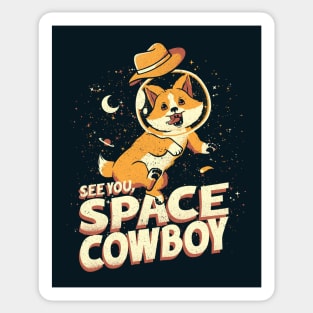 Corgi Space Cowboy by Tobe Fonseca Sticker